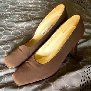 Nordstrom Brown Block Heels Size 10